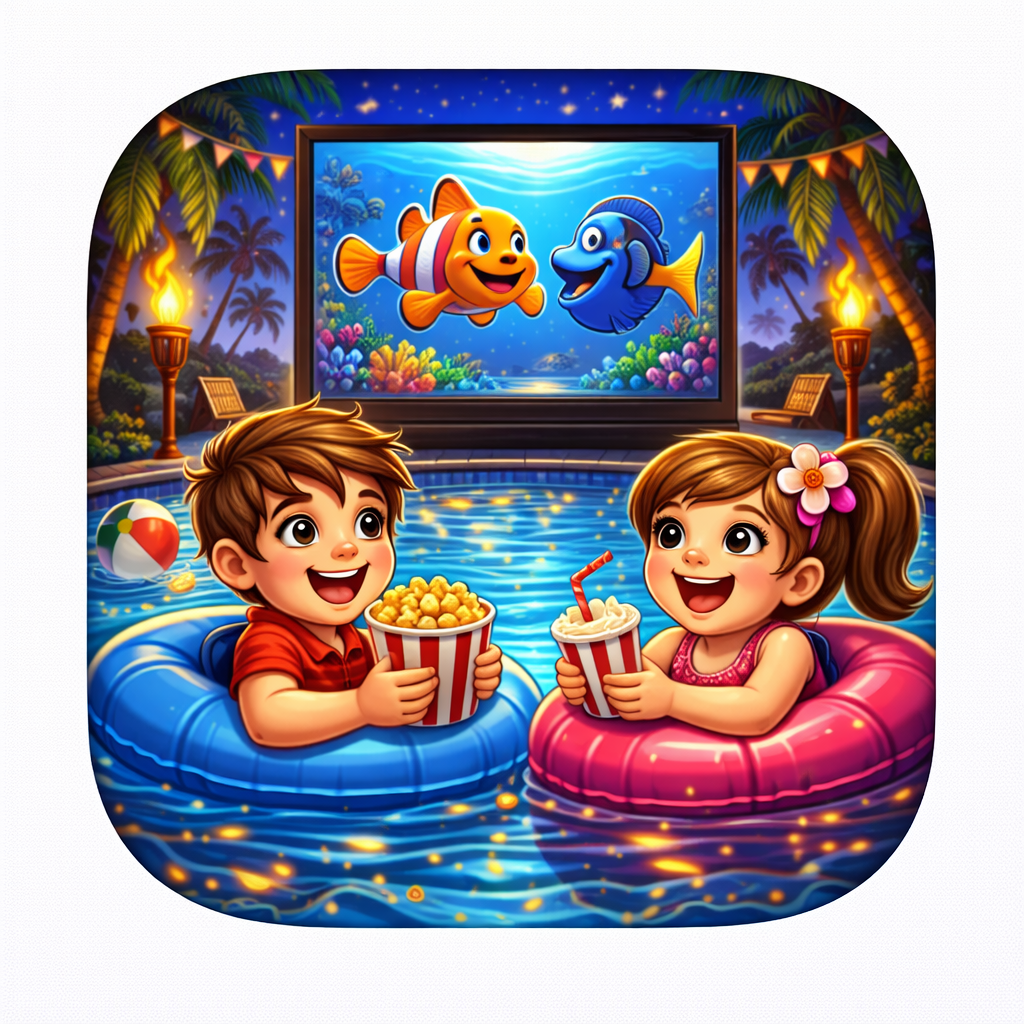 Outdoor Pool Movie