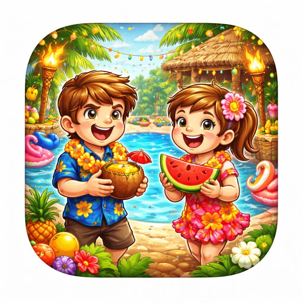 Poolside Luau
